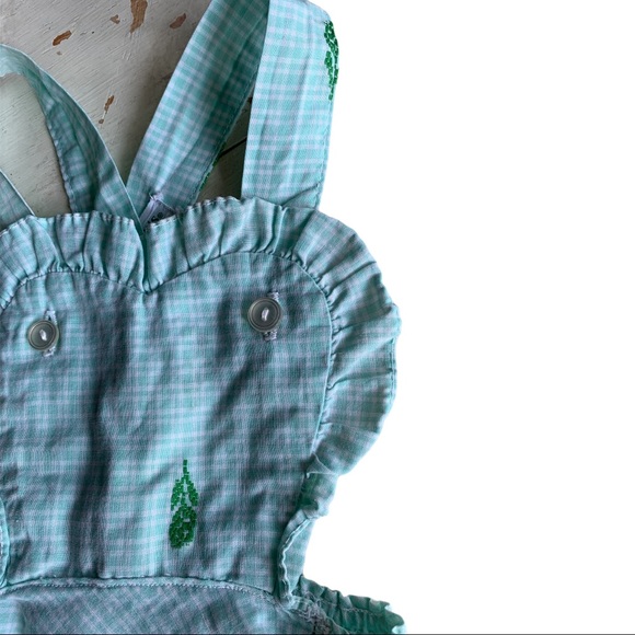 vintage Penny’s green gingham bubble romper - Picture 7 of 11